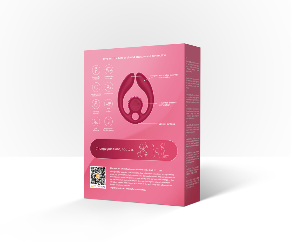 SVibe Snail GIZI Duo - Многофункциональный вибромассажер