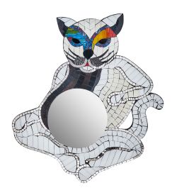 Decor and Gift 48-002-02 Панно «Кот» (мозаика, о.Бали)
