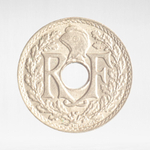 France, 5 Centimes 1939 - With Dots Around Date, XF