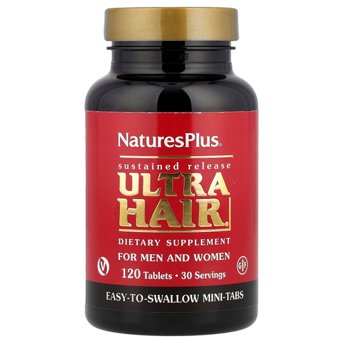 NaturesPlus, Ultra Hair®, для мужчин и женщин, 120 таблеток