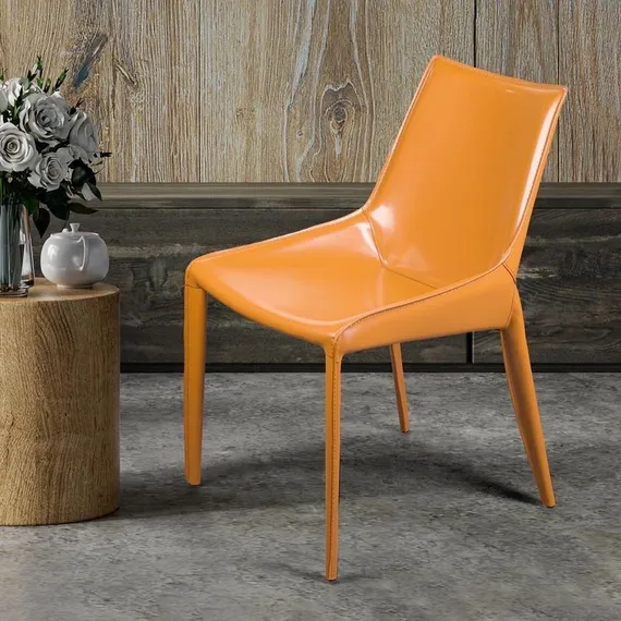 Стул David кожа Camel