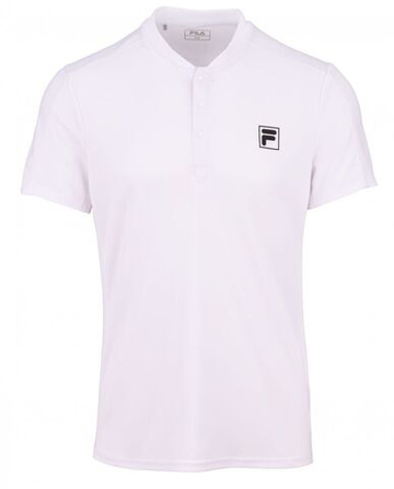 Мужское теннисное поло Fila Henley Taavi - white