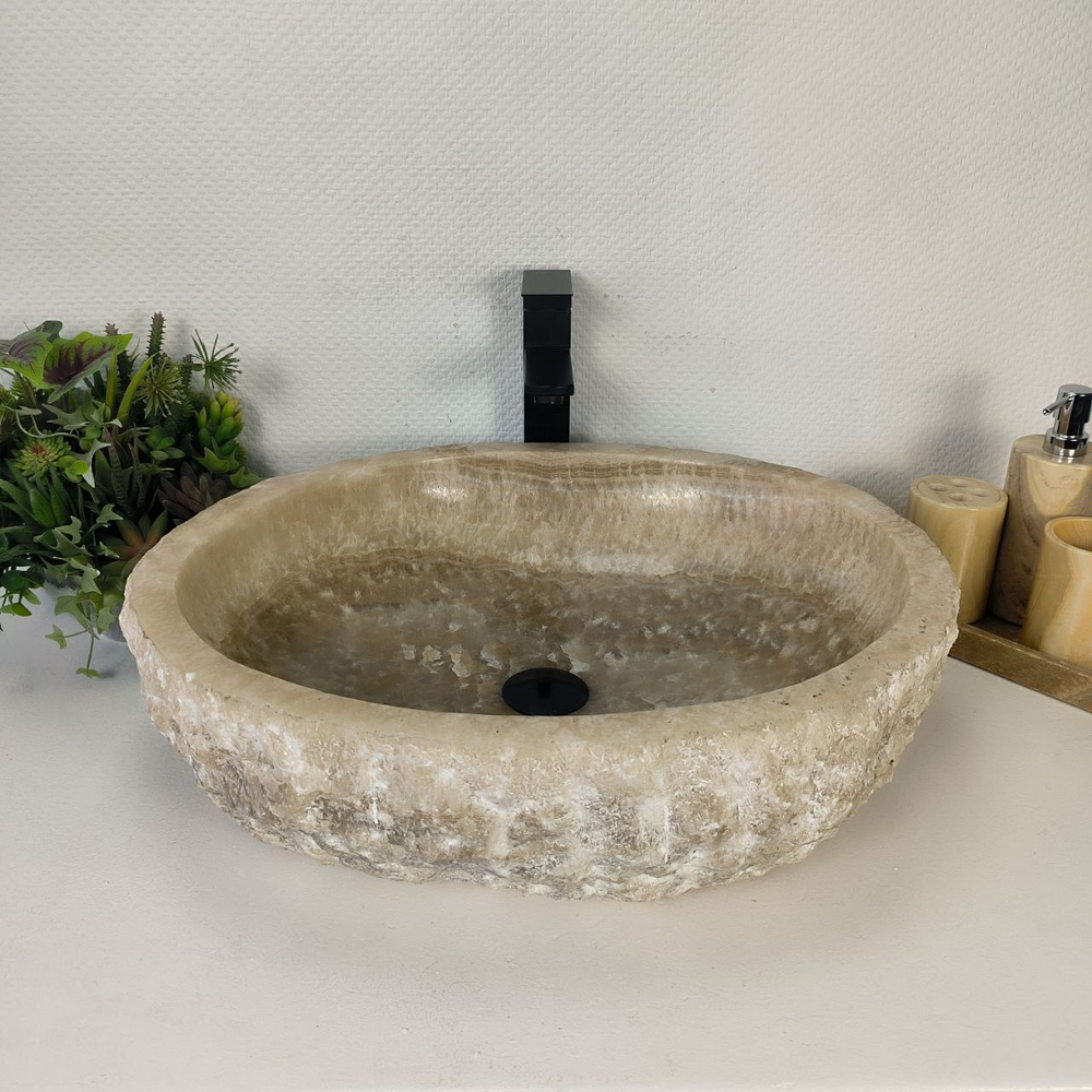 Раковина из оникса Erozy Yellow EO-64257 57*47*15 0160