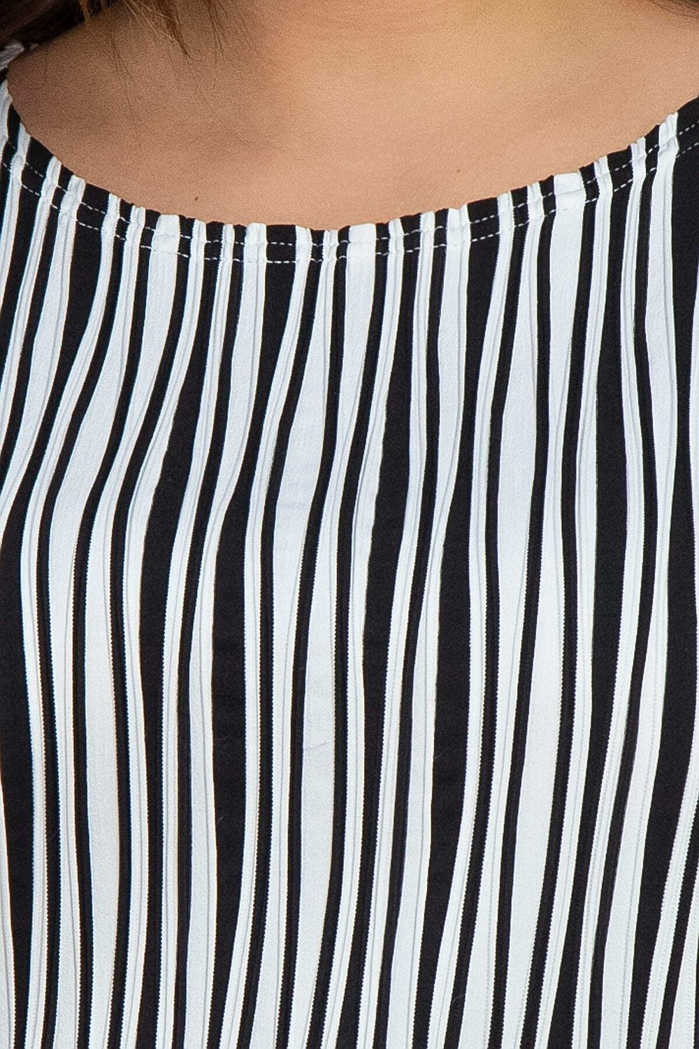 Блуза Альхена (черно-белая) Б13317-3М LT Collection