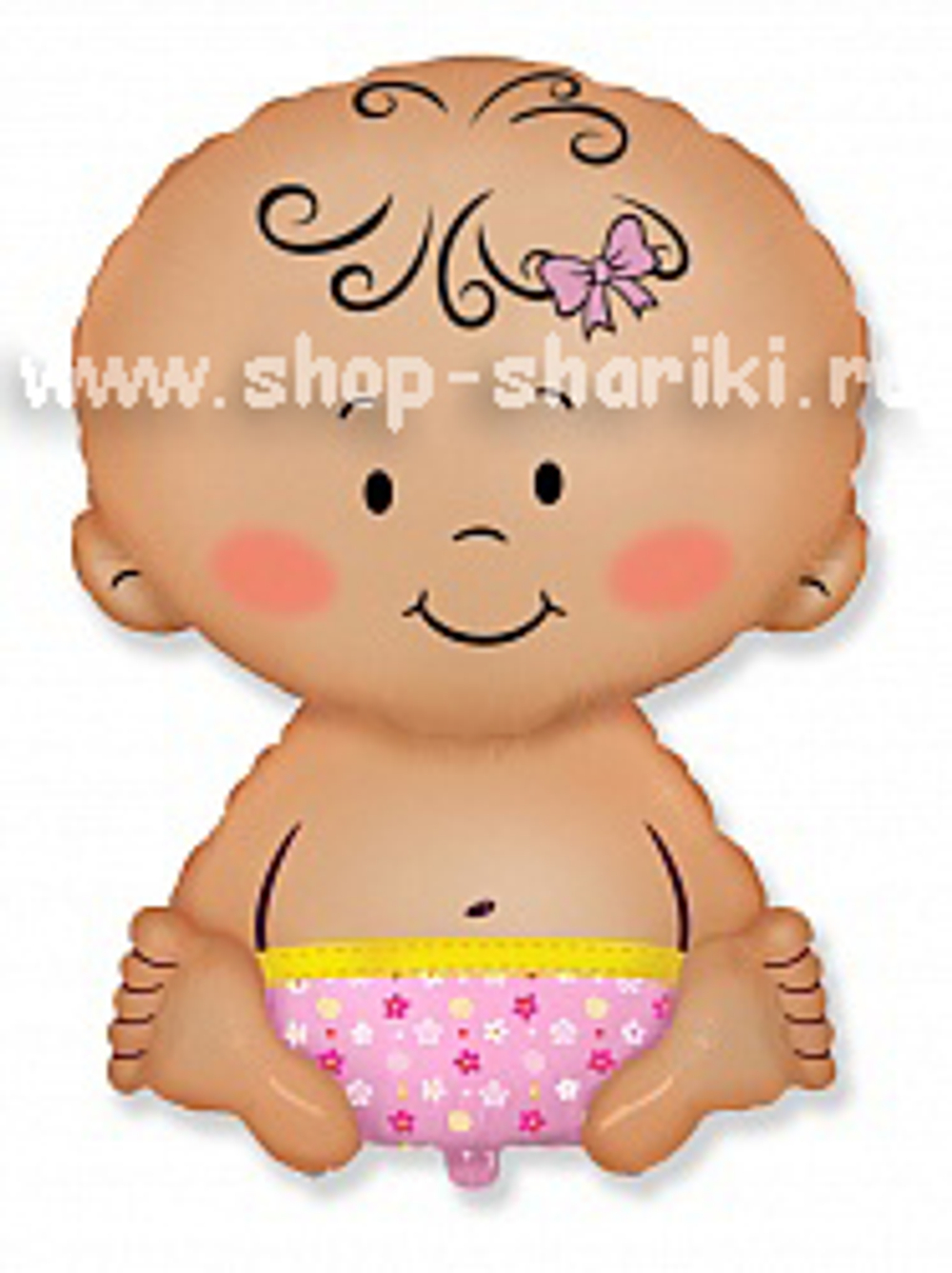 шар малыш девочка www.shop-shariki.ru