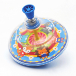 Юла прозрачная "Малыши" d14,5 h16 см в сетке