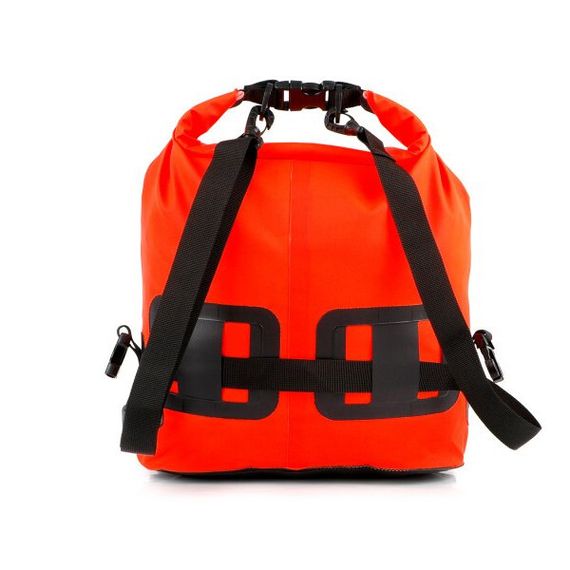 Гермосумка через плечо Sargan Пляжка с доп.карманом 10 л оранжевая