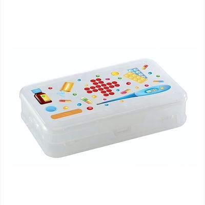 Коробка универсальная с декором 225х135х53 мм (бесцветный)