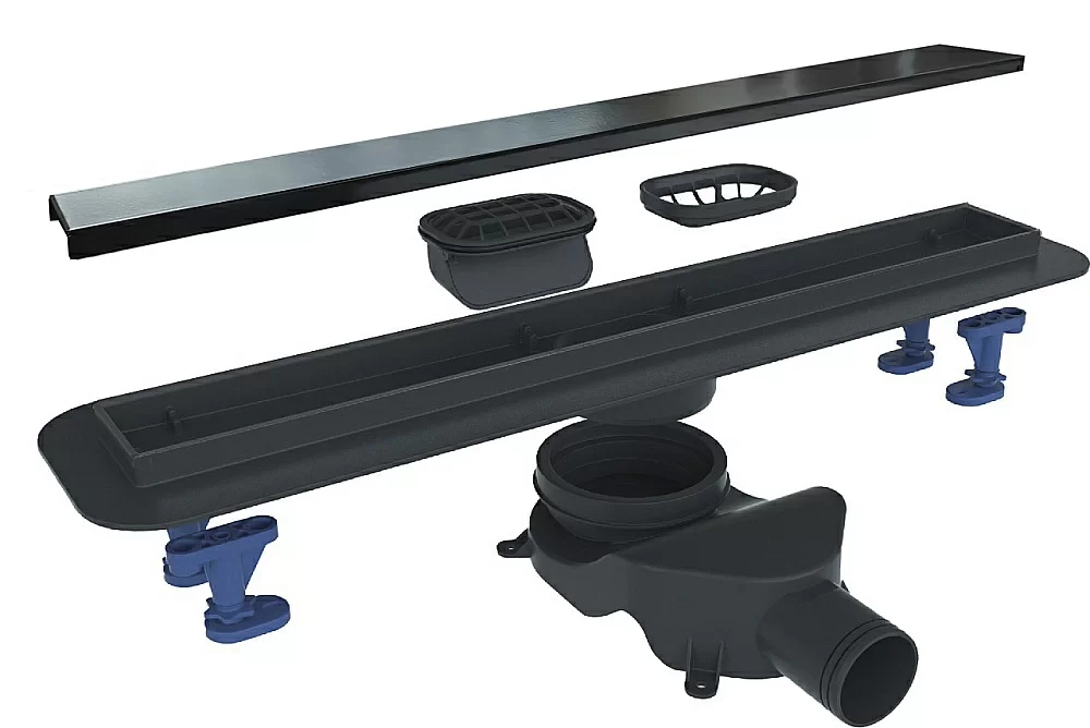 Душевой лоток BelBagno Luce BB-LD-LUCE-90-NERO черный матовый