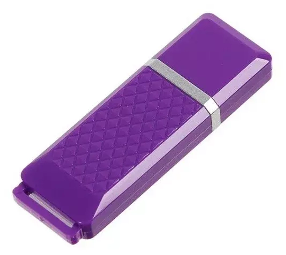 Флеш-диск 32 GB, SMARTBUY Quartz, USB 2.0, фиолетовый, SB32GBQZ-V