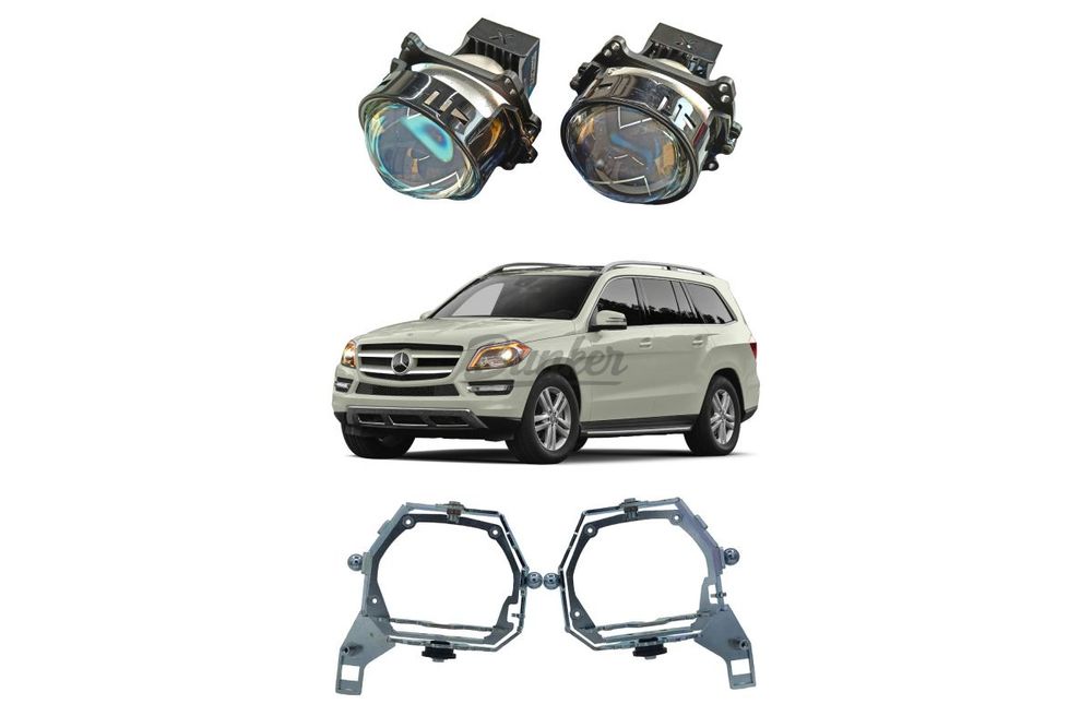 Комплект для замены штатных линз Bosch Intellect Mercedes GL II X166 2012-2016