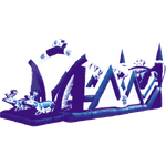 Коммерческий надувной батут "Снежная королева"