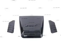 Накладки на капот Tank 300 (черный глянец)