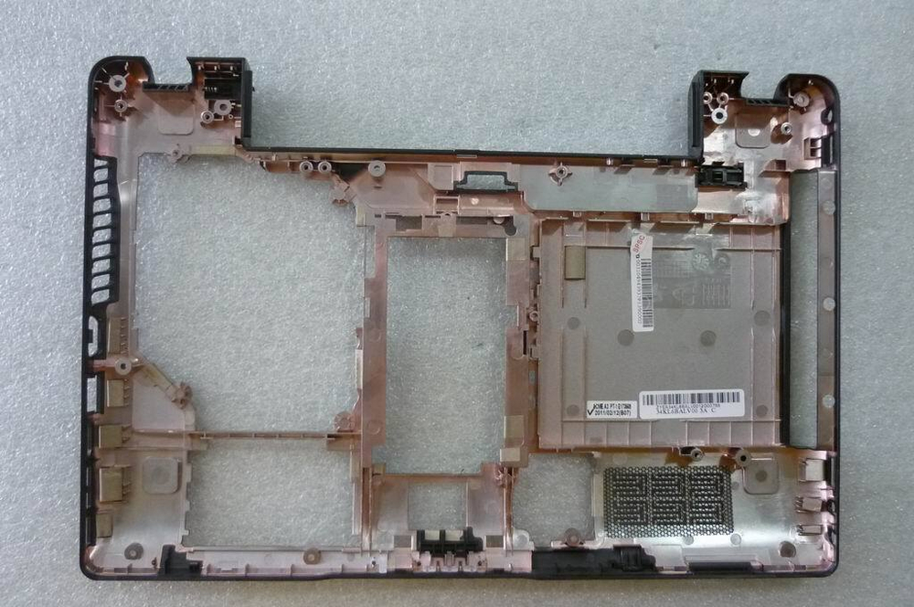 Нижняя часть корпуса (поддон) для ноутбука Lenovo Z470, черный (31049439), оригинал