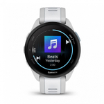 Часы Garmin Forerunner 165 Music белый с серым ремешком,010-02863-31