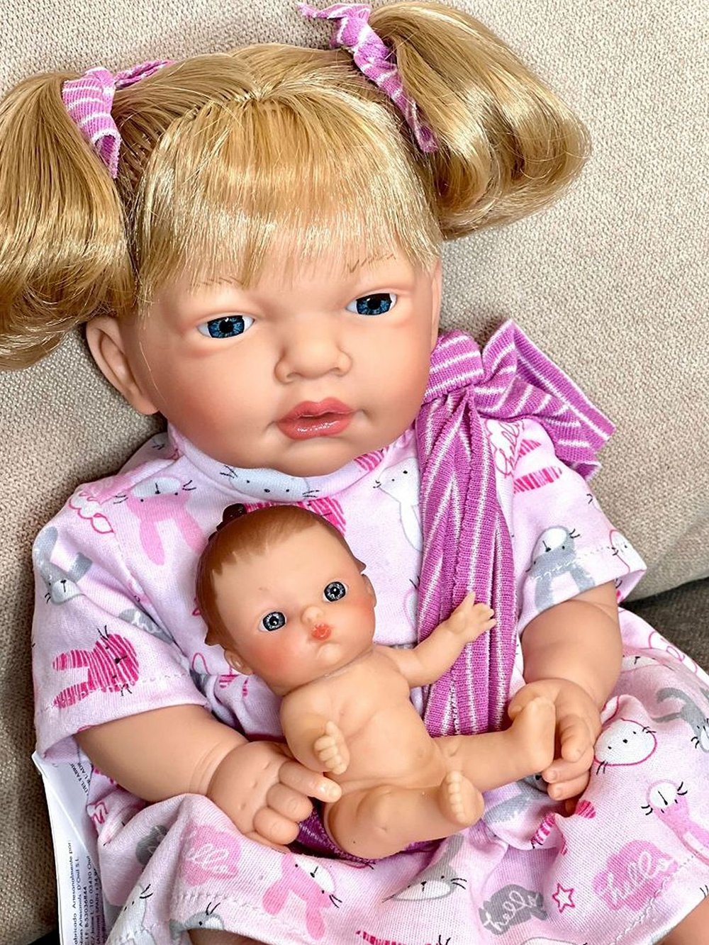 Кукла Nines 40см мягконабивная в пакете (N1620K)