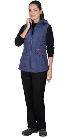 Жилет утепленный женский "Сириус-Ультра" (индиго)