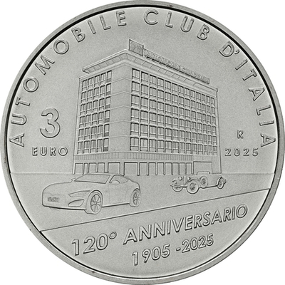ИТАЛИЯ, 2025, 3 ЕВРО [СЕРЕБРО]