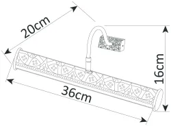 Подсветка для картин Arte Lamp