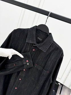 Джинсовая рубашка Kiton