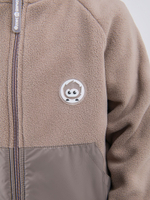 Комбинезон флисовый со вставками "Кофейный"