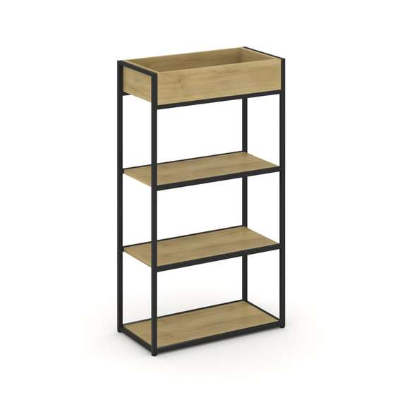 Рифт Стеллаж металлический высокий приставной RF.STM-002  696*350*1250