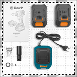 Гайковерт аккумуляторный BORT BSR-21U (2x4Ач+ЗУ)