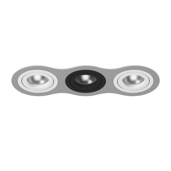 Комплект из светильника и рамки Lightstar Intero 16 (217639+217606+217607+217606) i639060706