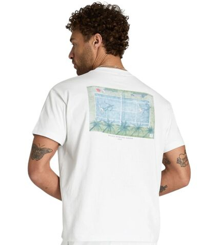 Теннисная футболка Wilson Classic Graphic - bright white