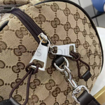 Мужская сумка Gucci GG Canvas Small Duffle Bag бежевая