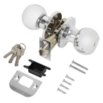 Ручка защелка DK672/BL CP-ET (кл./фик.) хром