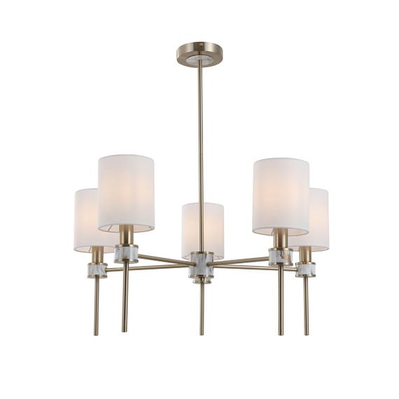 Подвесная люстра Indigo Poesia 13035/5R Brass V000577