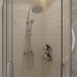 Полка для душа DIWO Смоленск П16077 подвесная, глянцевый хром