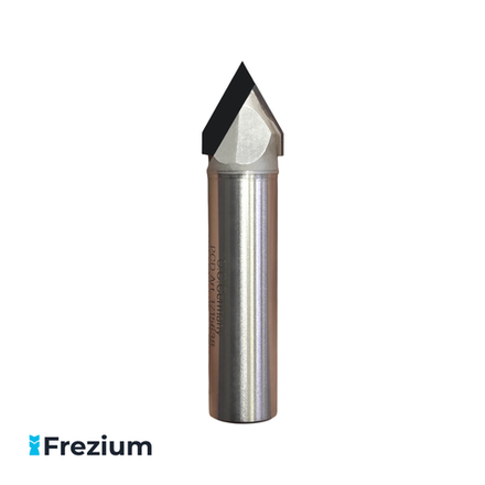 Галтельная V-образная фреза алмазная по дереву "O.G.Germany" (15x12x16 60 градусов; 1715683 PCD)