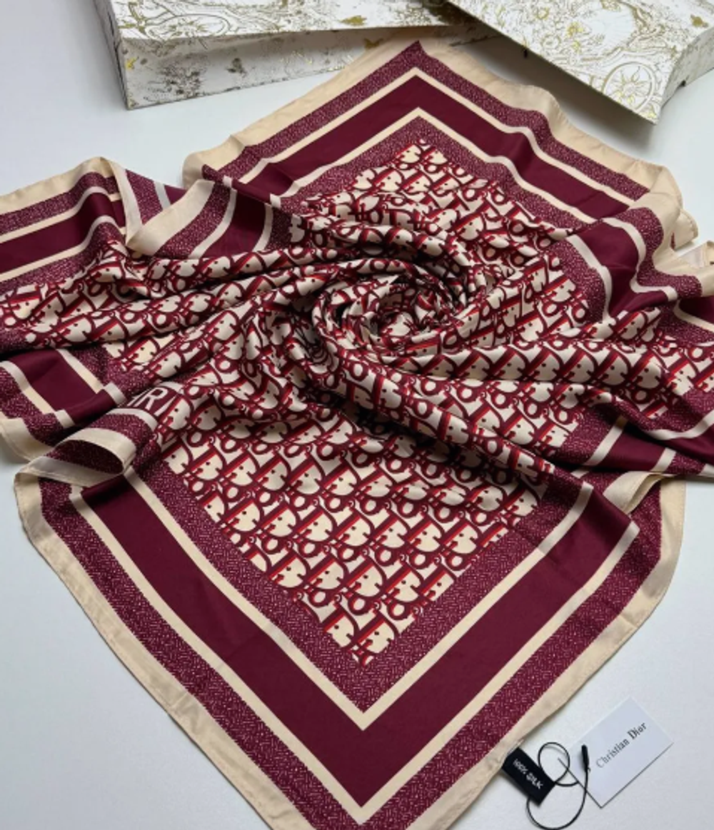 Шёлковый платок DIOR