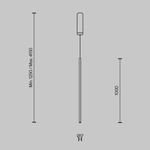 Подвесной светильник Maytoni MOD246PL-L24BSK1