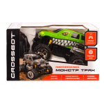 Джип на Р/У Монстр трак Динозавр, аккум., зелен коробка