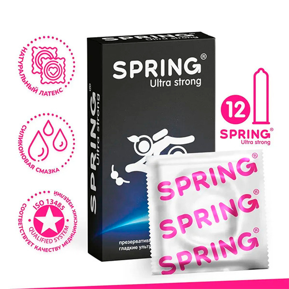 Ультрапрочные презервативы Spring Ultra Strong 12шт
