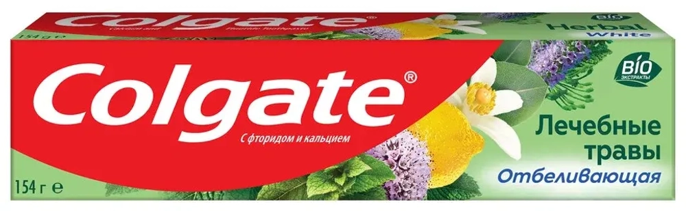 Зубная паста отбеливающая 146 гр Colgate Лечебные травы