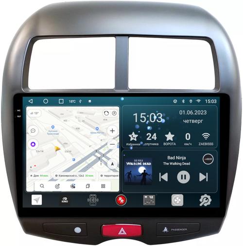 Магнитола для Mitsubishi ASX, Peugeot 4008, Citroen C4 Aircross 2010-2016 - RedPower 026 Android 10, Быстрая, QLED+2K, CarPlay, SIM-слот