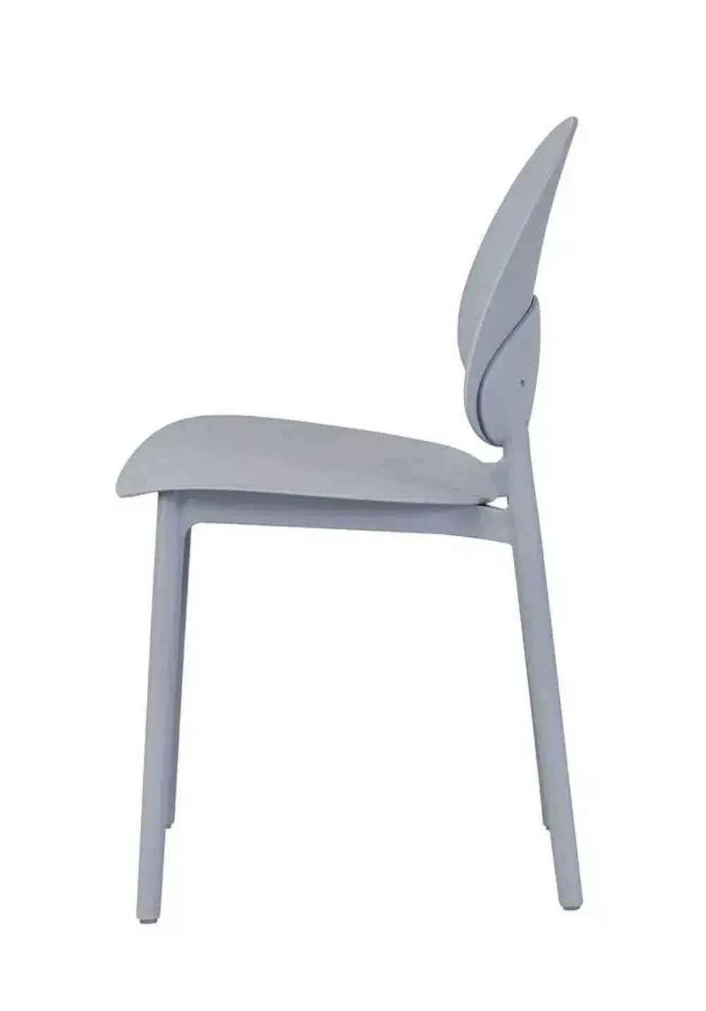 "Апероль" стул пластиковый, цвет серый