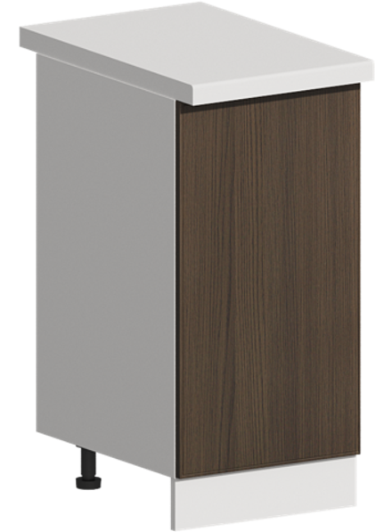 Кухня Модуль ШН 400 Белый / Дуб французский