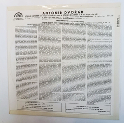 Винтажная виниловая пластинка LP Dvorak Антонин Дворжак Prague Quartet String Quartet In F Major American String Quartet In A Flat Major (Чехословакия 1968)