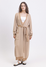 Кардиган удлиненный в полоску