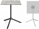 Стол ламинированный обеденный складной Scab Design Tripe Maxi Folding, черный, каменный