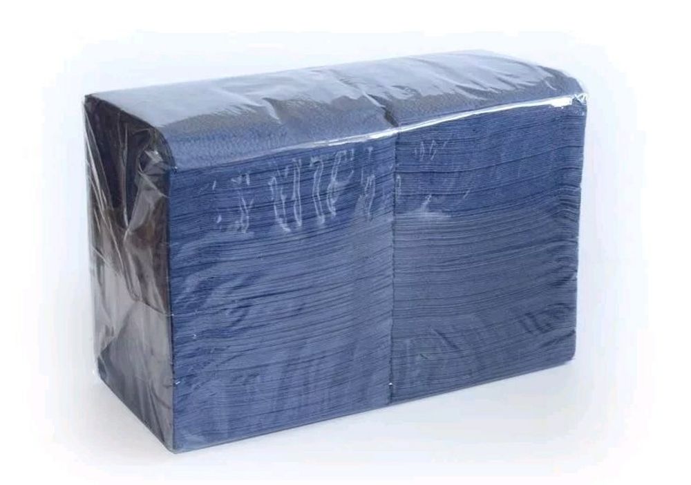 Салфетка СИНЯЯ 24*24см (400шт/12уп)