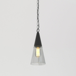 Светильник садово-парковый со стеклянным плафоном Vesto 35171/H черный