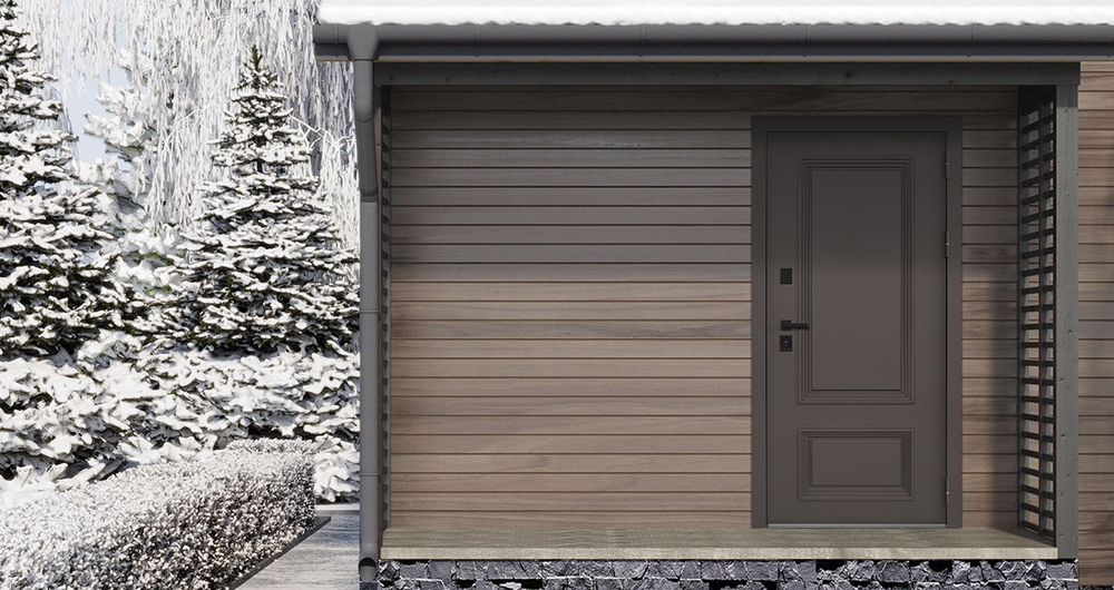 Стальная дверь "Дравит" (терморазрыв 3к). Заказная модель.