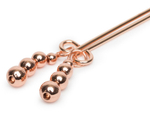 Золотистые зажимы для сосков и клитора All Sensation Nipple and Clitoral Chain (Цвет: золото)
