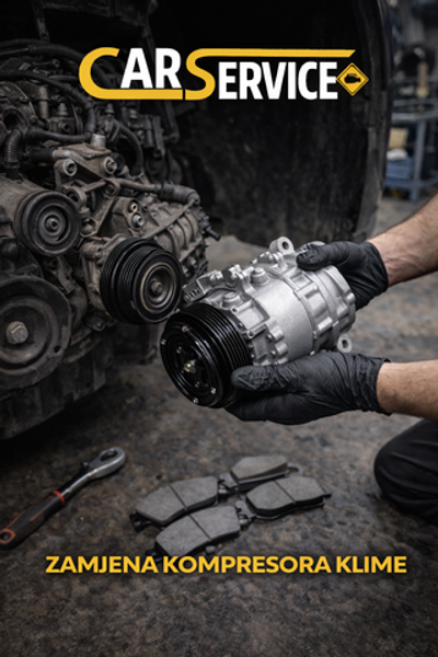 Замена компрессора кондиционера